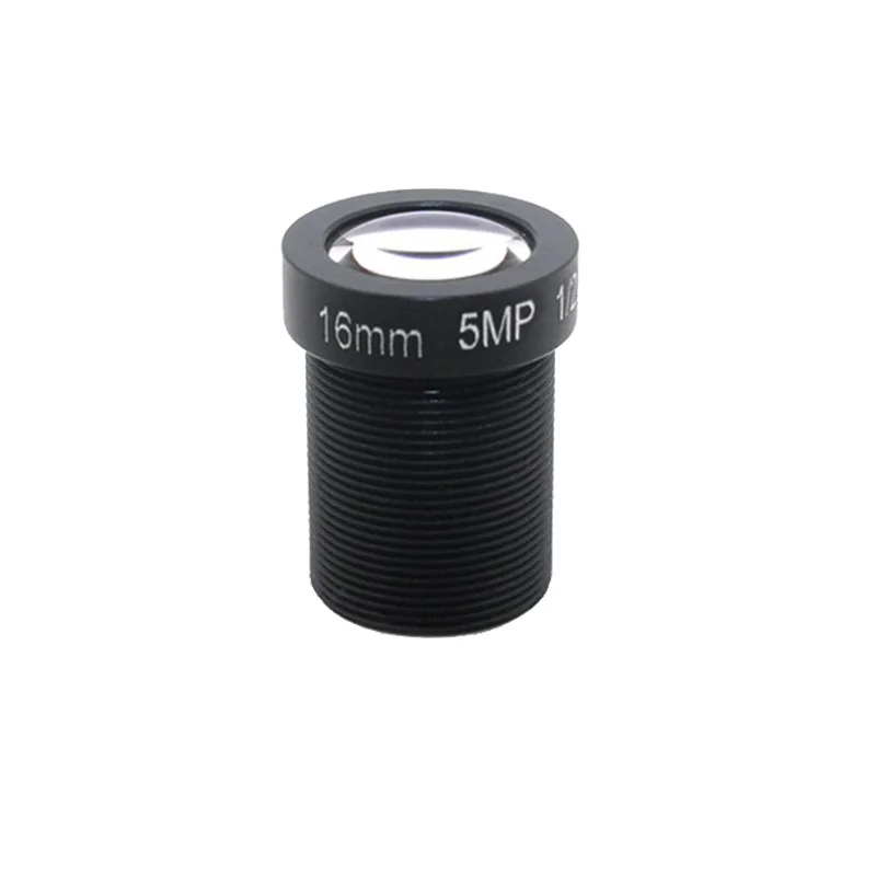 16mm 5MP IP camera Lens F2.0 HD 1/2.5 Inch CCTV Lens M12 Interface Mount For CCTV Analog / IP Camera