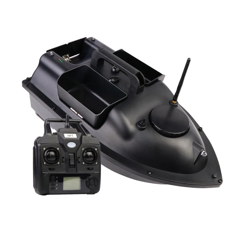 GPS 500M Intelligent RC Fishing Bait Boat Remote Control Boat Auto Cruise One-Key Return Three Hoppers 2KG Load 12000mAH