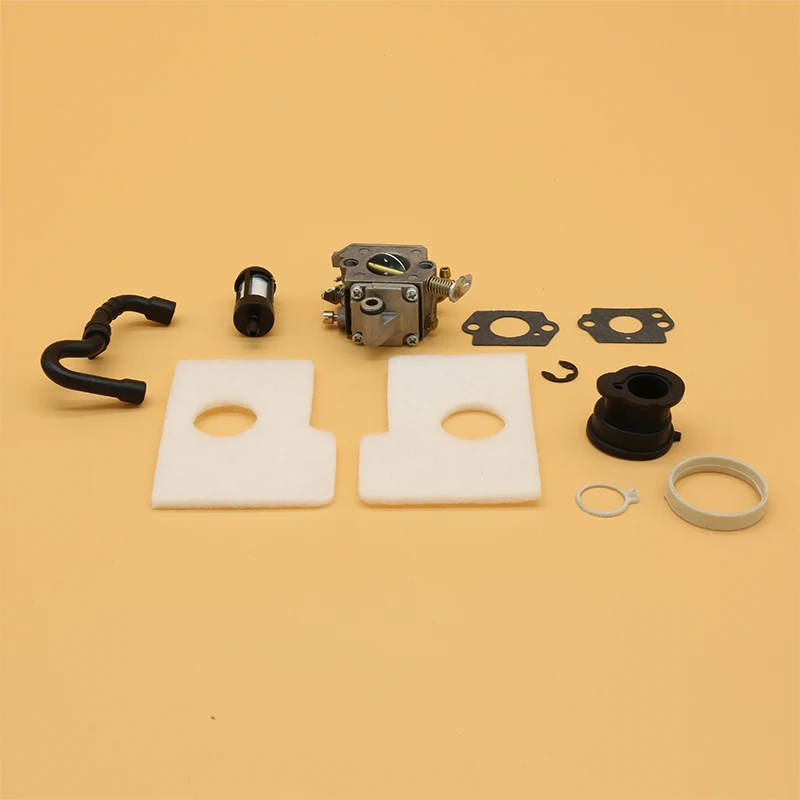 คาร์บูเรเตอร์กรองอากาศ Manifold ชุด Fit สำหรับ Zama Carb STIHL MS 180 170 MS180 MS170 018 017เลื่อยแก๊สอะไหล่
