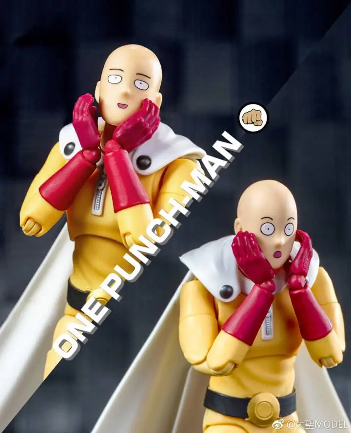 MODEL FANS IN-STOCK Dasin Model DM greattoys gt One Punch Man Saitama SHF PVC Action Figure Anime Toys Figure