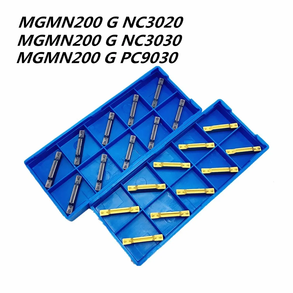 Khía lưỡi MGMN200G NC3020 NC3030 PC9030 cao chất lượng kim loại máy tiện CNC máy công cụ cắt công cụ carbide khe cắm lưỡi