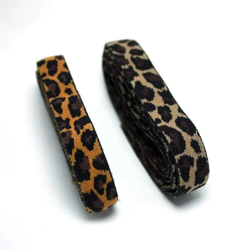 1.5cm leopard elastic band Thicken soft elastic flat rubber band pants waist pants camouflage elastic band clothing accessories