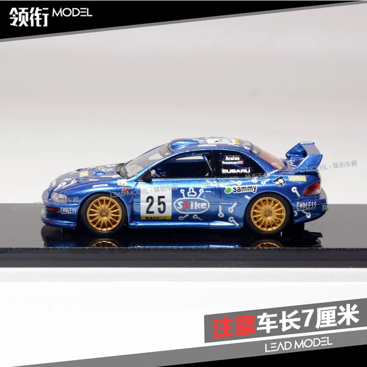 VIP 1/64  Impreza WRC S6 SRT #5 limited collection die cast resin car model ornaments