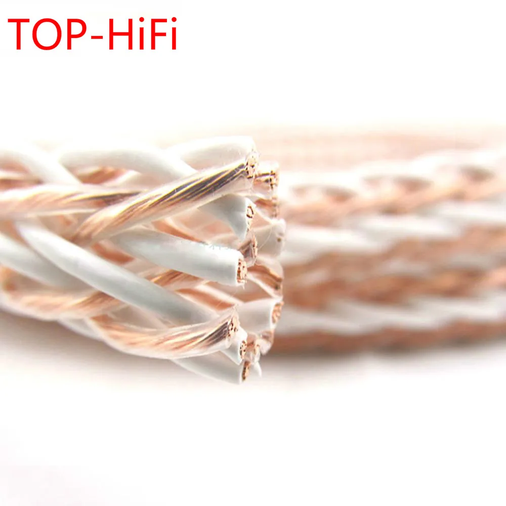 

Кабель Hi-Fi 7N OCC, монокристаллический медный кабель для динамика Hi-End Audio, кабель для динамика