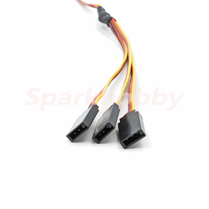 Lot de fils de connexion 3 en 1 pour Servo électrique, Type Y, 30 fils de Silicone pour train d'atterrissage rétractable, pièces RC, 5 pièces