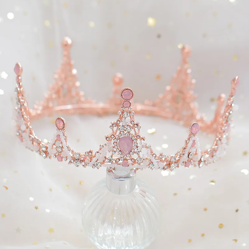 CC Princess Crown Women Hair Accessories Wedding Hairwear Engagement Jewelry Bridal Diadems Children\'s Headpiece Diadems xy436