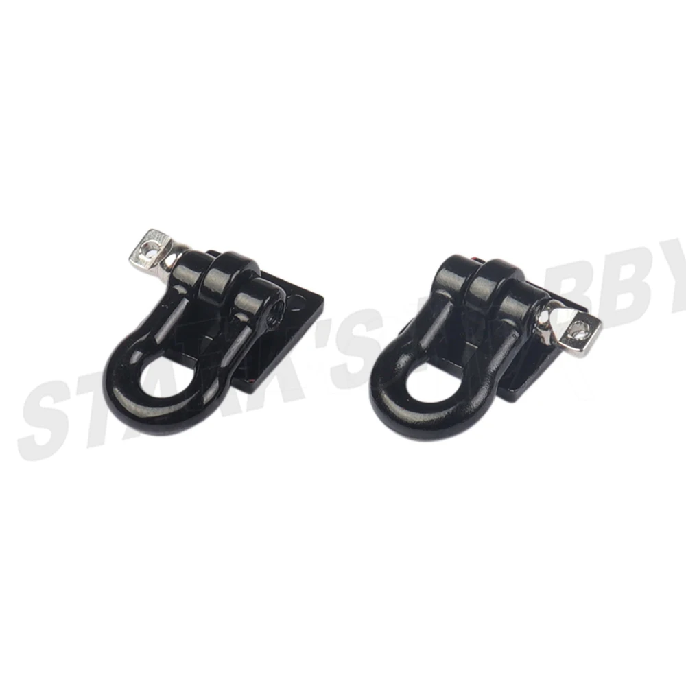 1/10 Scale Accessories Metal Tow Hook Trailer Rope Chain Trailer shackle for RC Crawler Car Axial SCX10  TRX4 D90 Capra