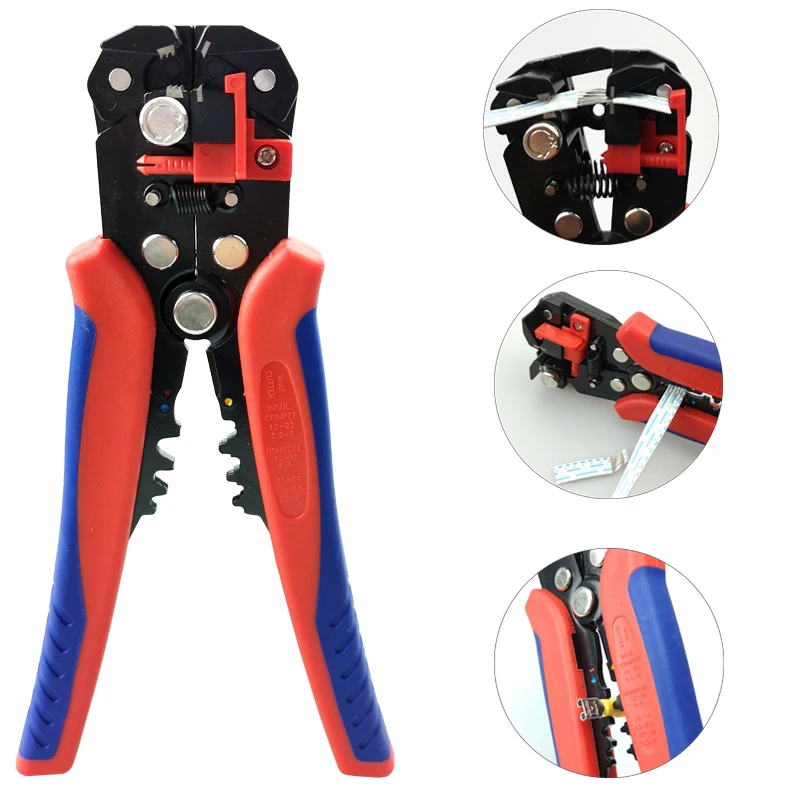 Electric Wire Stripper Pliers Terminal Crimper Pliers Tools Professional Nippers Electrician Multifunctional Cutting Crimping