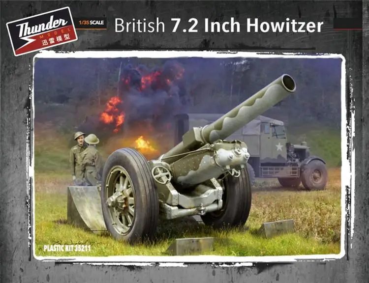 

Thunder Model TM35211 1/35 scale model British 7.2 inch Howitzer model kit