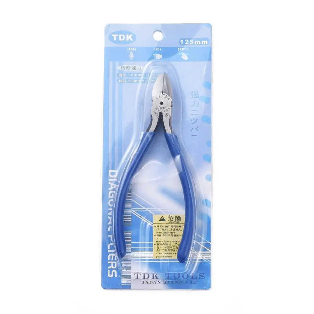Takı pense yan kesme pense Flush kesiciler pense Ferronickel karbon sertleştirilmiş çelik takı yapımı araçları 125x70x10mm