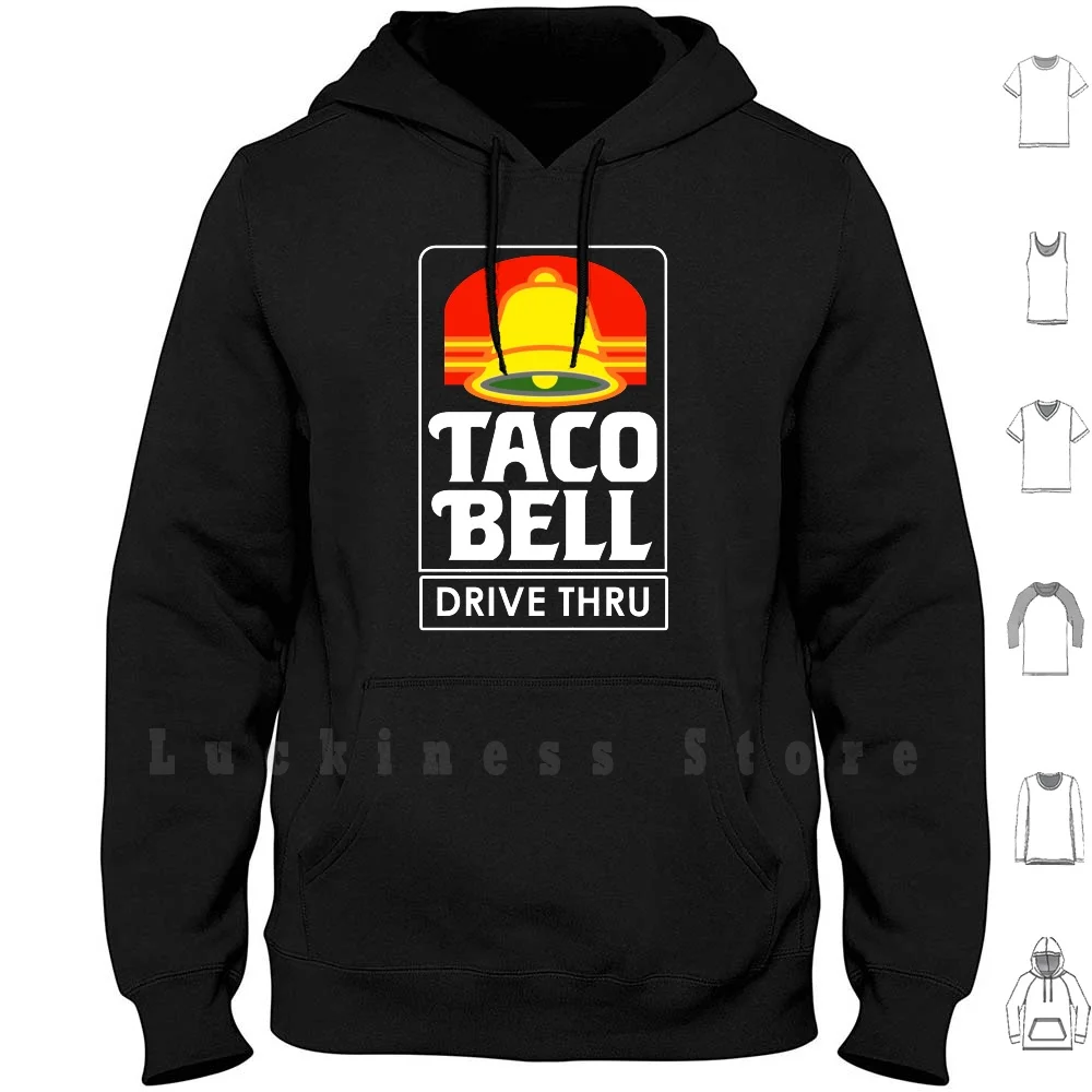 Taco Bell Drive Thru ( Retro ) hoodies Taco Bell Food King Burritos Nachos Fast Restaurant Mexican