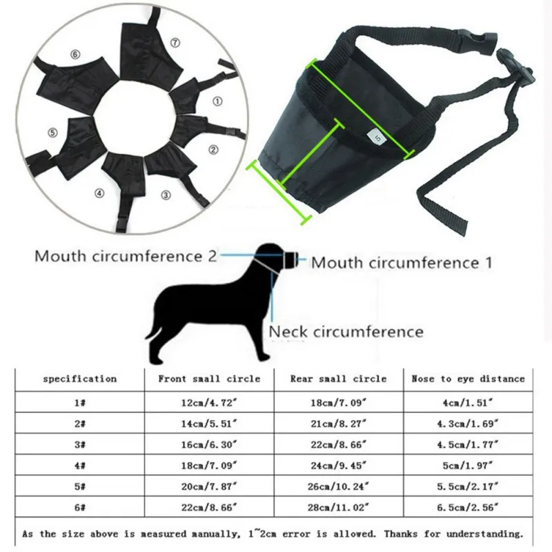 Adjustable Pet Mesh Mouth Muzzle Anti Barking Dog Muzzle for Small Large Dogs Dogs Training Protection Products Pet Accessories