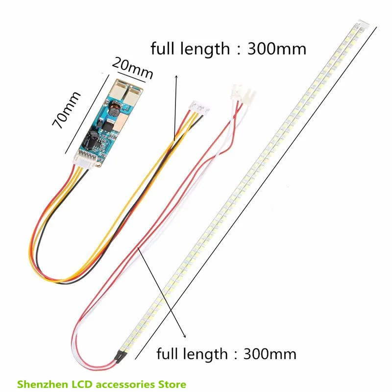 49センチメートルledバックライトストリップライトキットdc 10-30v 22インチccfl液晶画面にledモニタモジュール100% 新