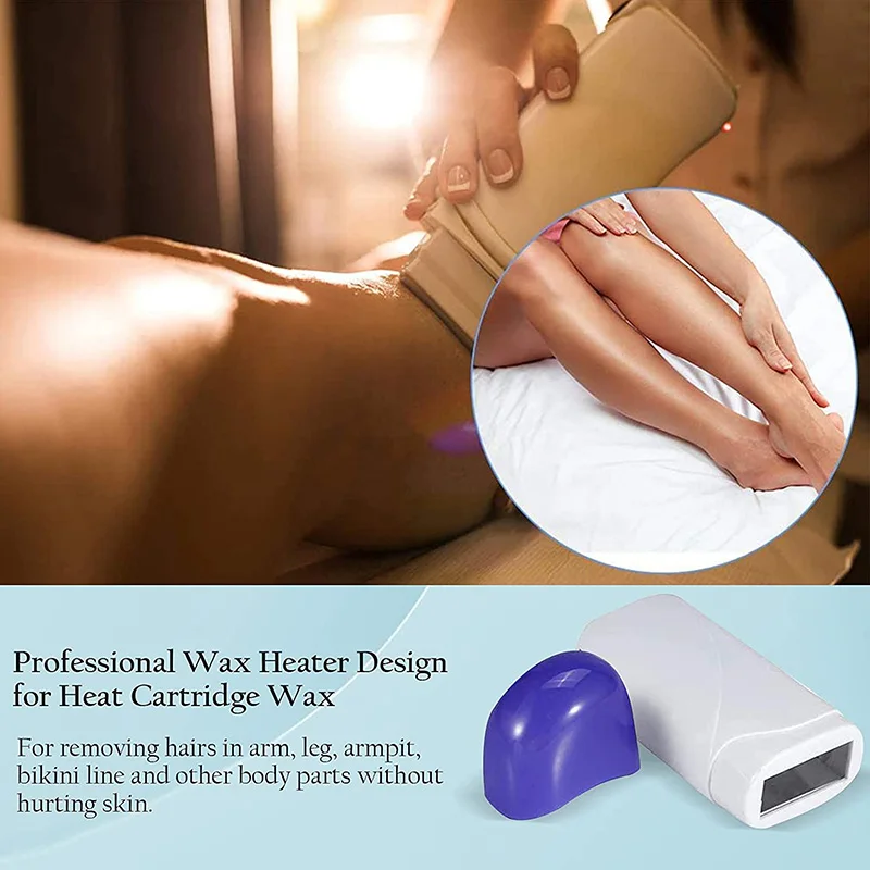Wachs rolle auf Wachs heizung doppelte elektrische Enthaarung tragbare Wachs wärmer Haaren tfernungs maschine Home Wachs maschine für die Reise nach Hause