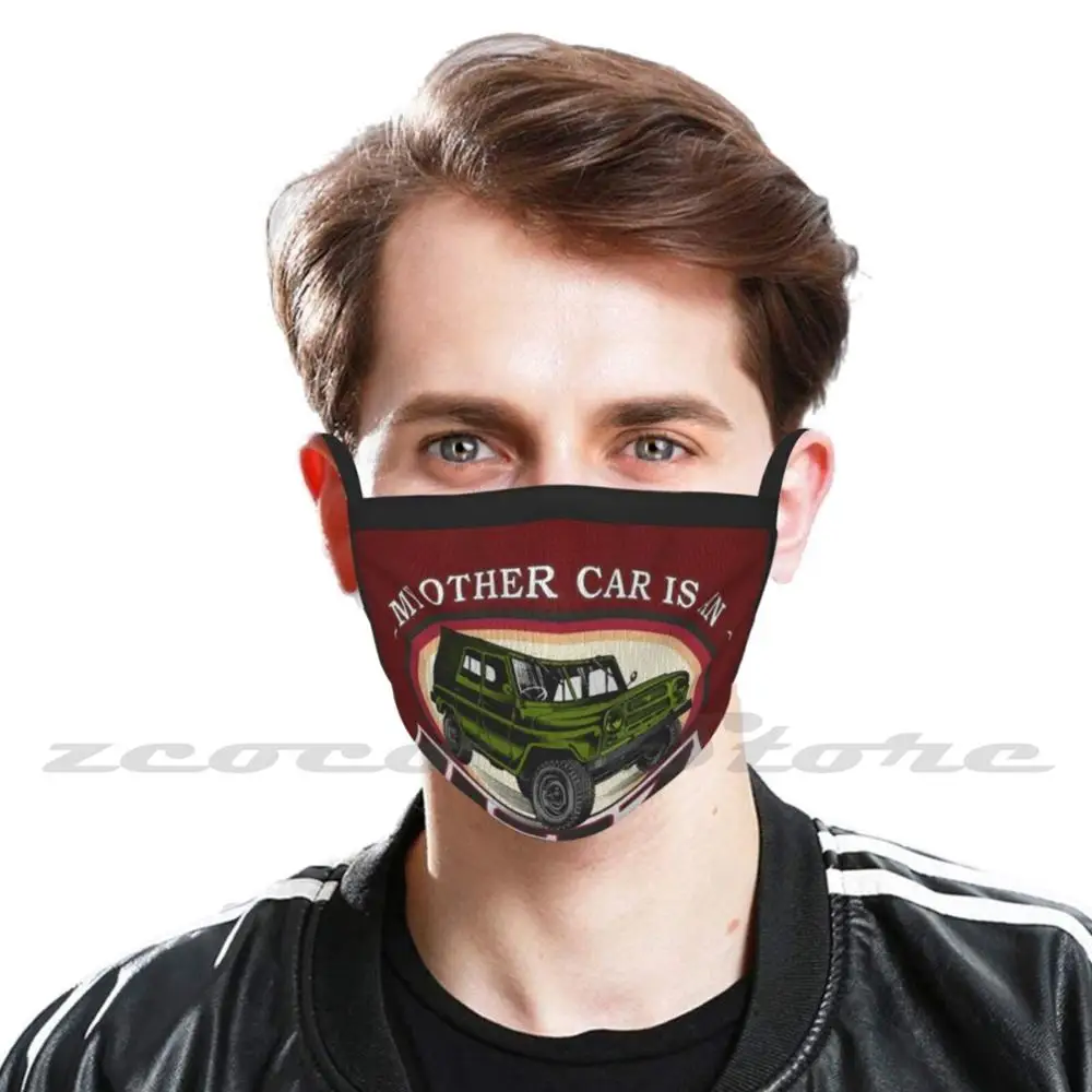 My Other Car Is An Mask Cloth Washable Diy Filter Pm2.5 Adult Kids Off Road Car Geek Funny 4X4 Truck Russian Russia Soviet