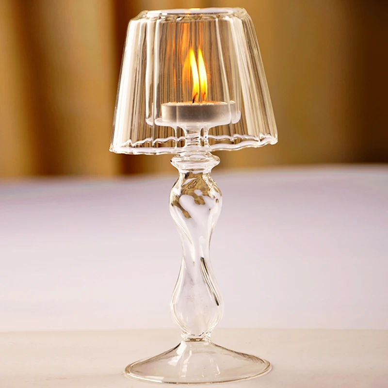 Romantic Angel Crystal Glass Candle Holder Hanging Tea Light Lantern Candlestick Burner Vase DIY Home Wedding Party Decoration