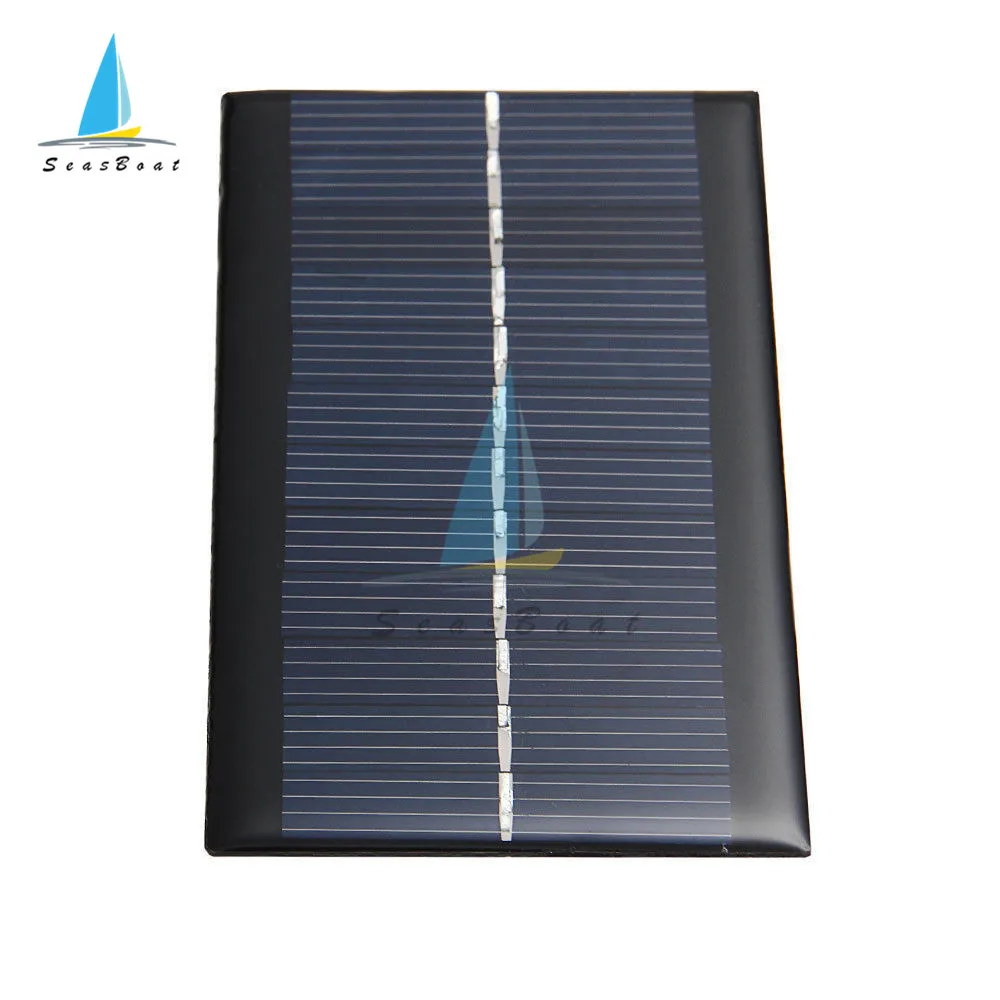 Pannello solare 6V 0.6W 1W Mini Sistema Solare FAI DA TE Per La Batteria Del Telefono Cellulare Caricabatterie Solare Portatile Cellulare