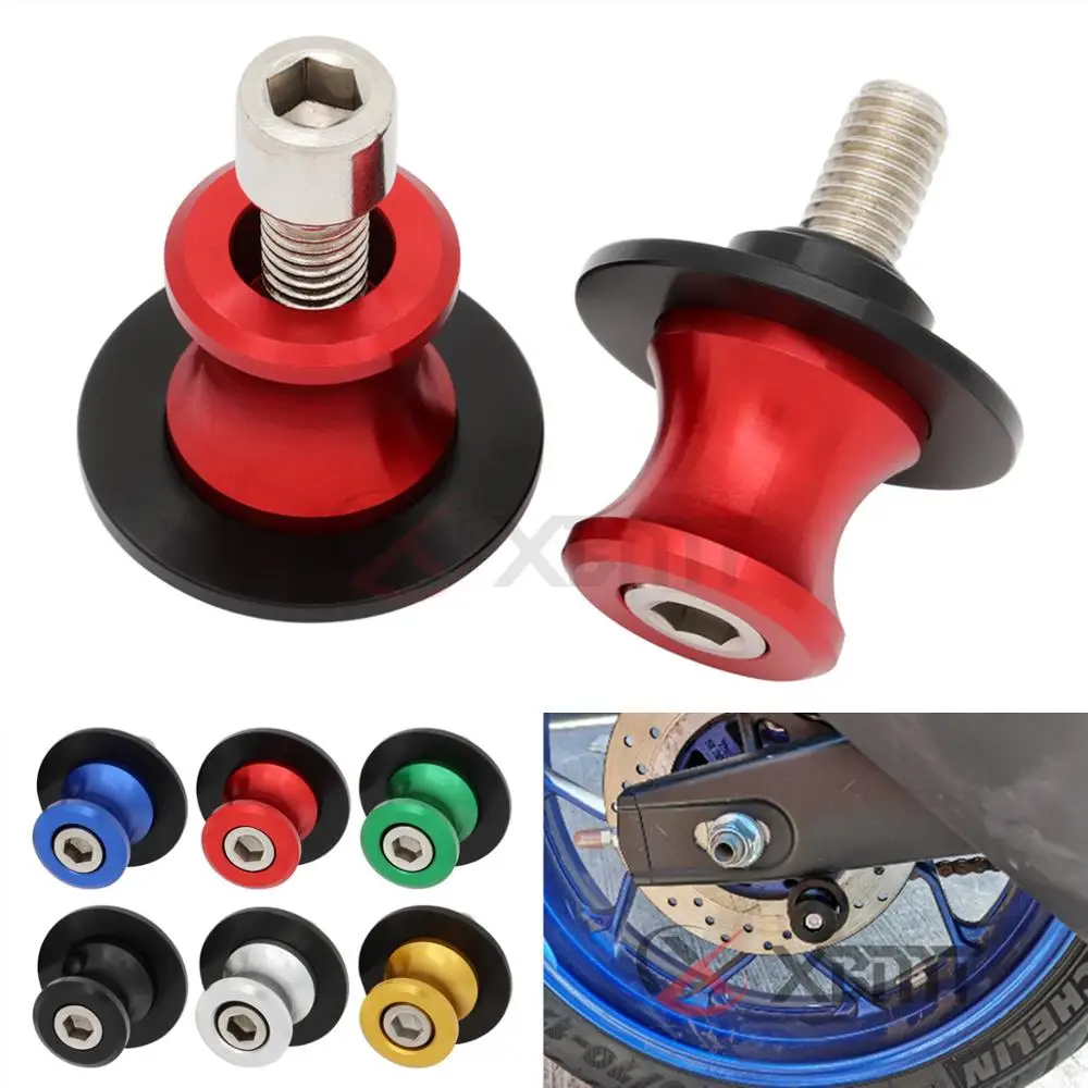 

Motorcycle Swingarm Spools 8mm Slider Stand Screws For Kawasaki Z650 Z900 2017 2018 2019 2020 2021 Z800 Z1000 Z1000SX ZX6R ZX10R
