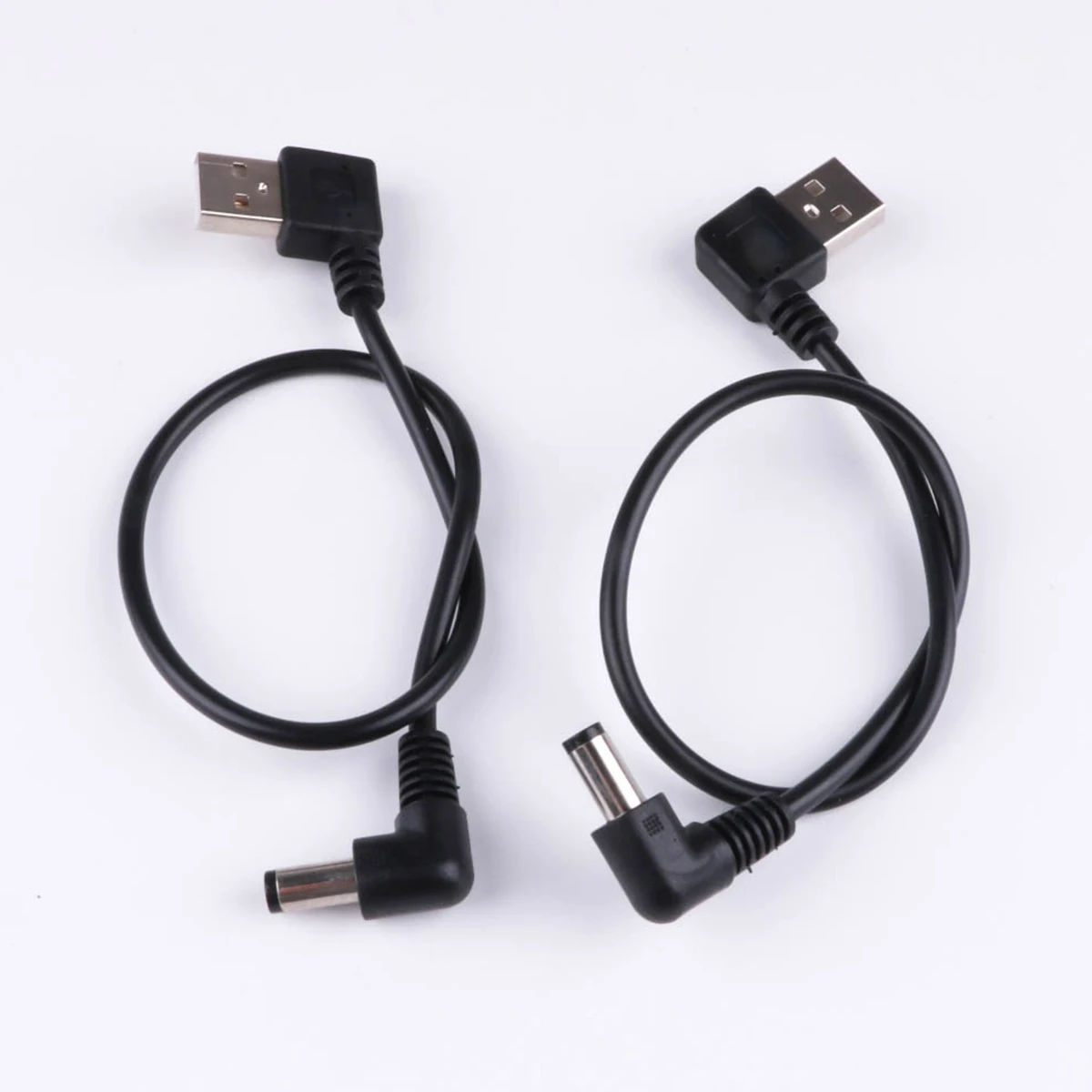 Gratis Verzending Schuine Usb 2.0 Naar 5.5/2.1Mm Plug 5V Dc Power Vat Jack Kabel