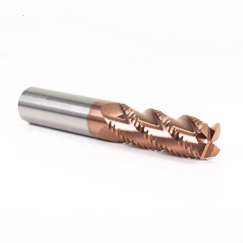 Fresa 4 millimetri 6 millimetri 8 millimetri 10mm 12mm 4 slot allungamento ad alta resistenza fresatura di acciaio al tungsteno fresa CNC in metallo duro rivestito in metallo end mill