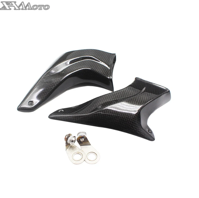 Brake Air Intake Pipe Fairing Cover Brake Duct Cooler Radiator For Ducati carbon fiber