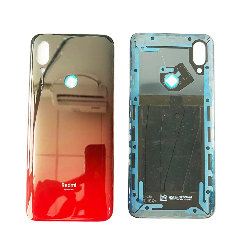 Glass Rear Housing Cover For Redmi 7 Back Door Replacement Battery Case For redmi 7 Glass Battery Cover