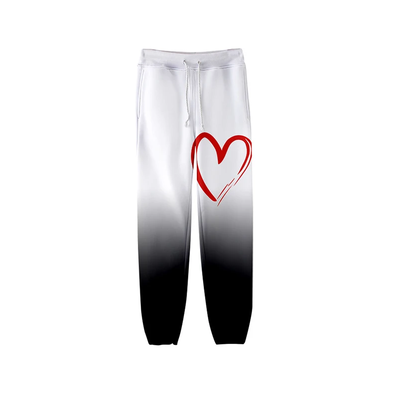 

Fashion Gradient Candy Colors Love Heart 3d Print Jogger Harem Pant Casual Men Women Long Loose Sport Trousers Fitness Pants 4XL