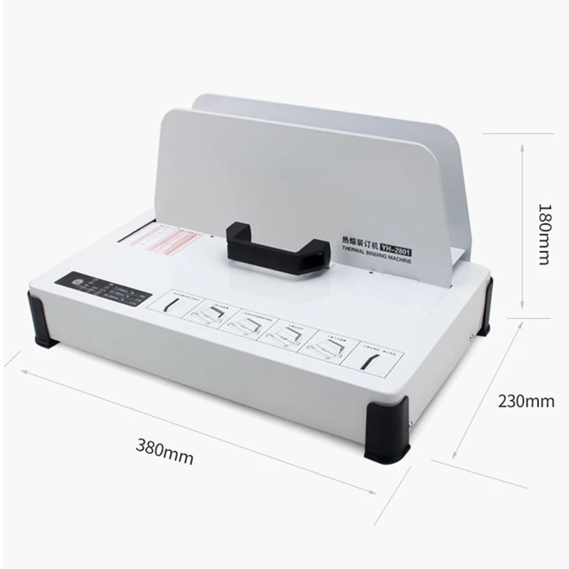 Automatic Hot Melt Binding Machine Suitable For Bidding Document Financial Certificate A4 Book Cover