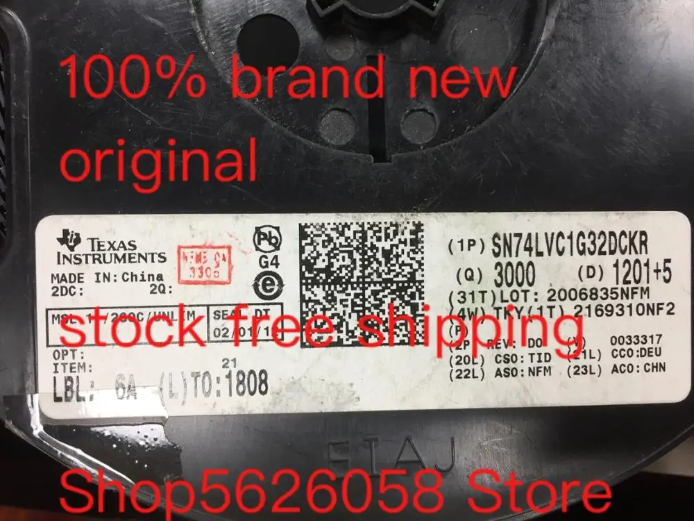 10PCS/LOT SN74LVC1G32DCKR SC70-5 100% new original freeshipping stock