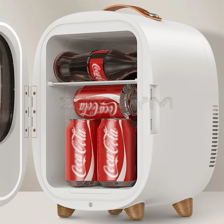 8L Kleine Mini Auto Kühlschrank Tragbaren Kühlschrank Mit Gefrierfach Portable Auto Hause Dual Use Kühlschrank Kühler Heizung und Kühlung Kühlschrank