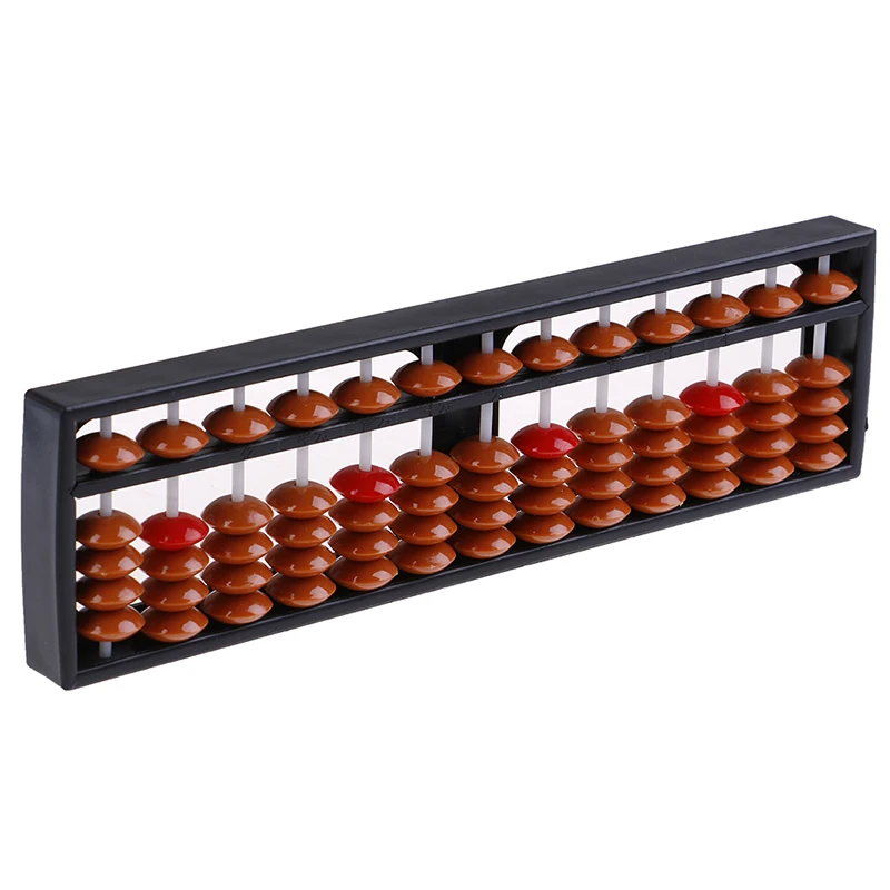 Traditional 17 Digits Abacus Math Business Chinese Abacus Educational Toys  Soroban Beads Column Kid School Learning Aids Tool