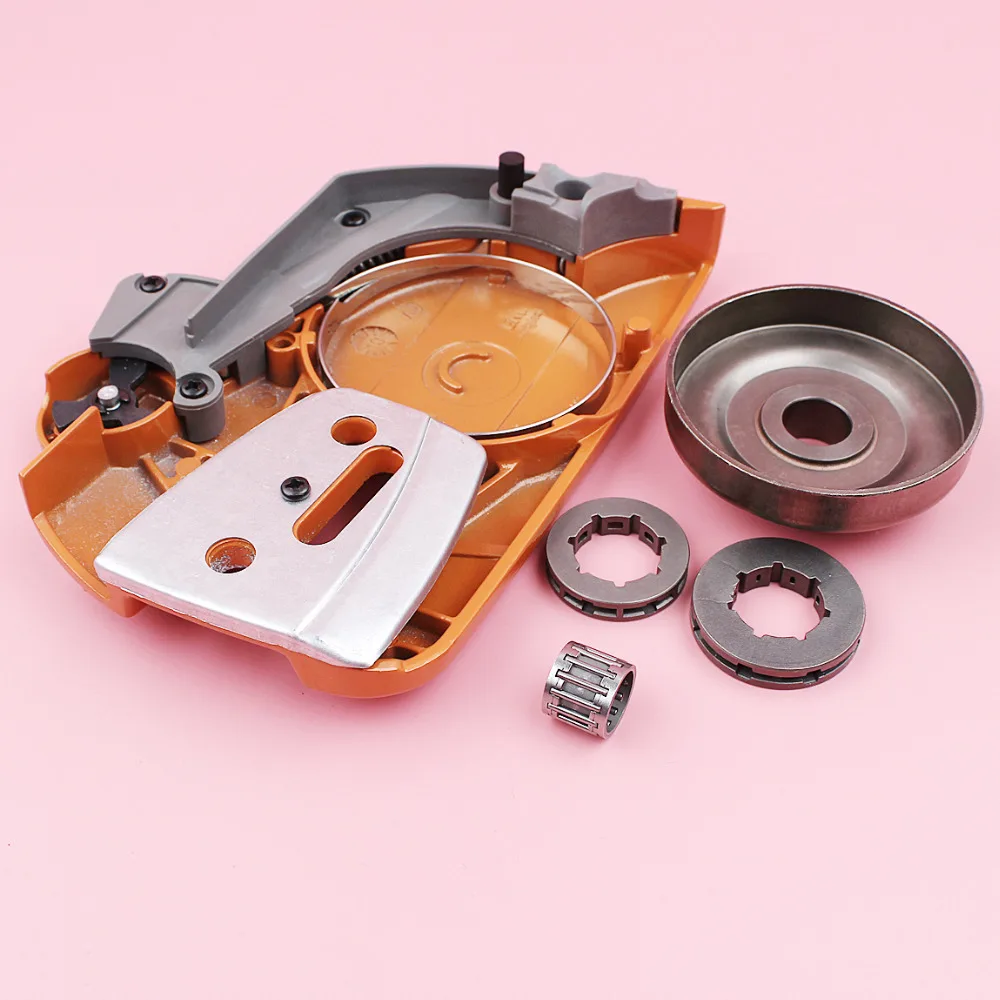 Chain Brake Clutch Cover For Husqvarna 340 345 350 351 353 Clutch Drum Sprocket Rim Needle Bearing Kit Chainsaw Spare Part