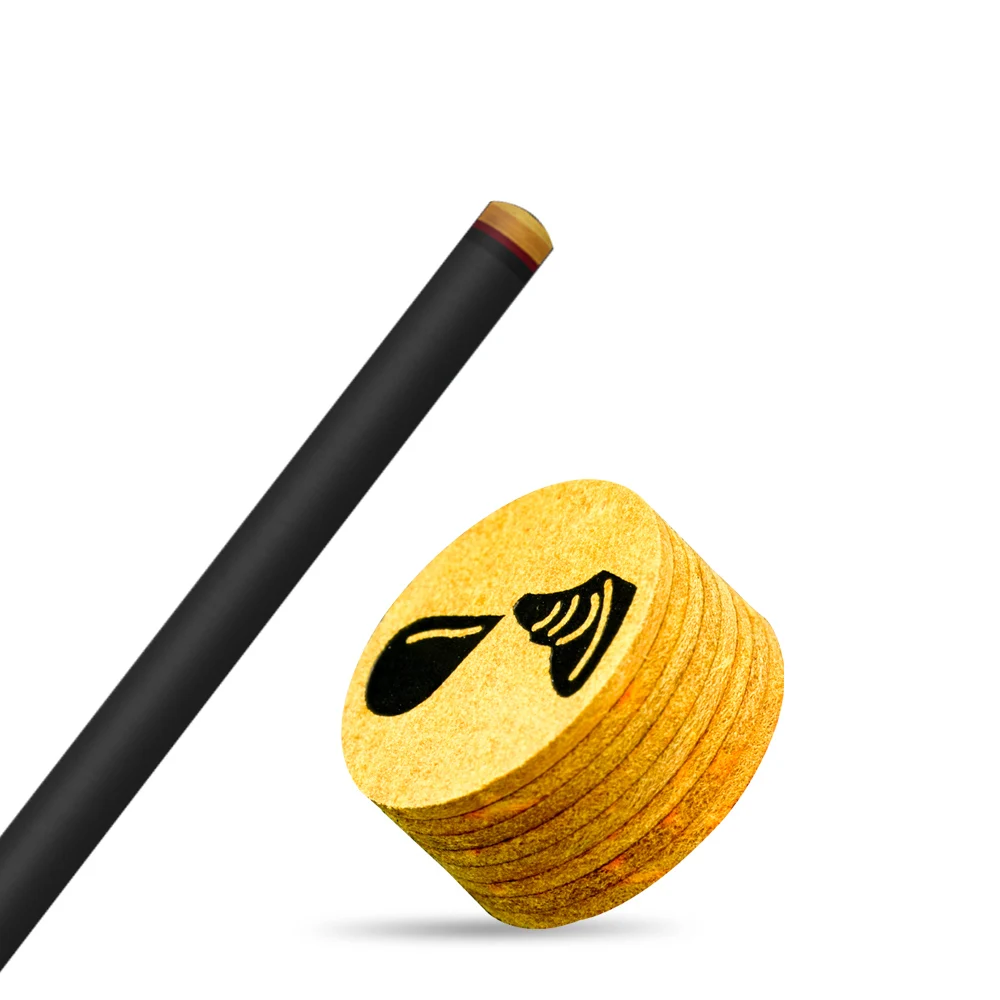 PREOAIDR Victory Tip Billiard Cue Tips 14mm H/M/S Yellow 8 Layers Tips Pool Cue Kit Tips 2pcs/Box Billiard Accessories Cue Tips