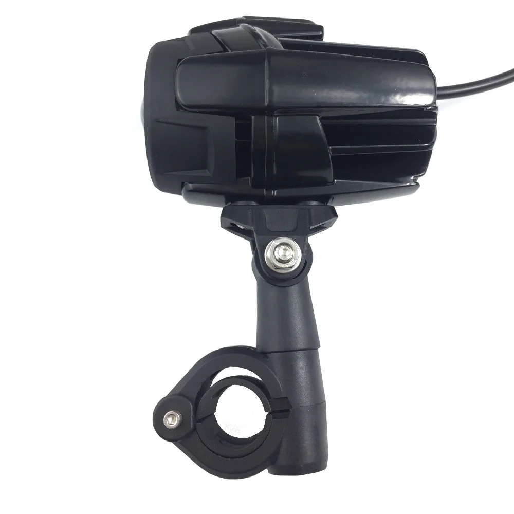 Support Fixation Feux Antibrouillard Moto – Compatible R1200GS F800GS F700GS F650GS Noir ABS
