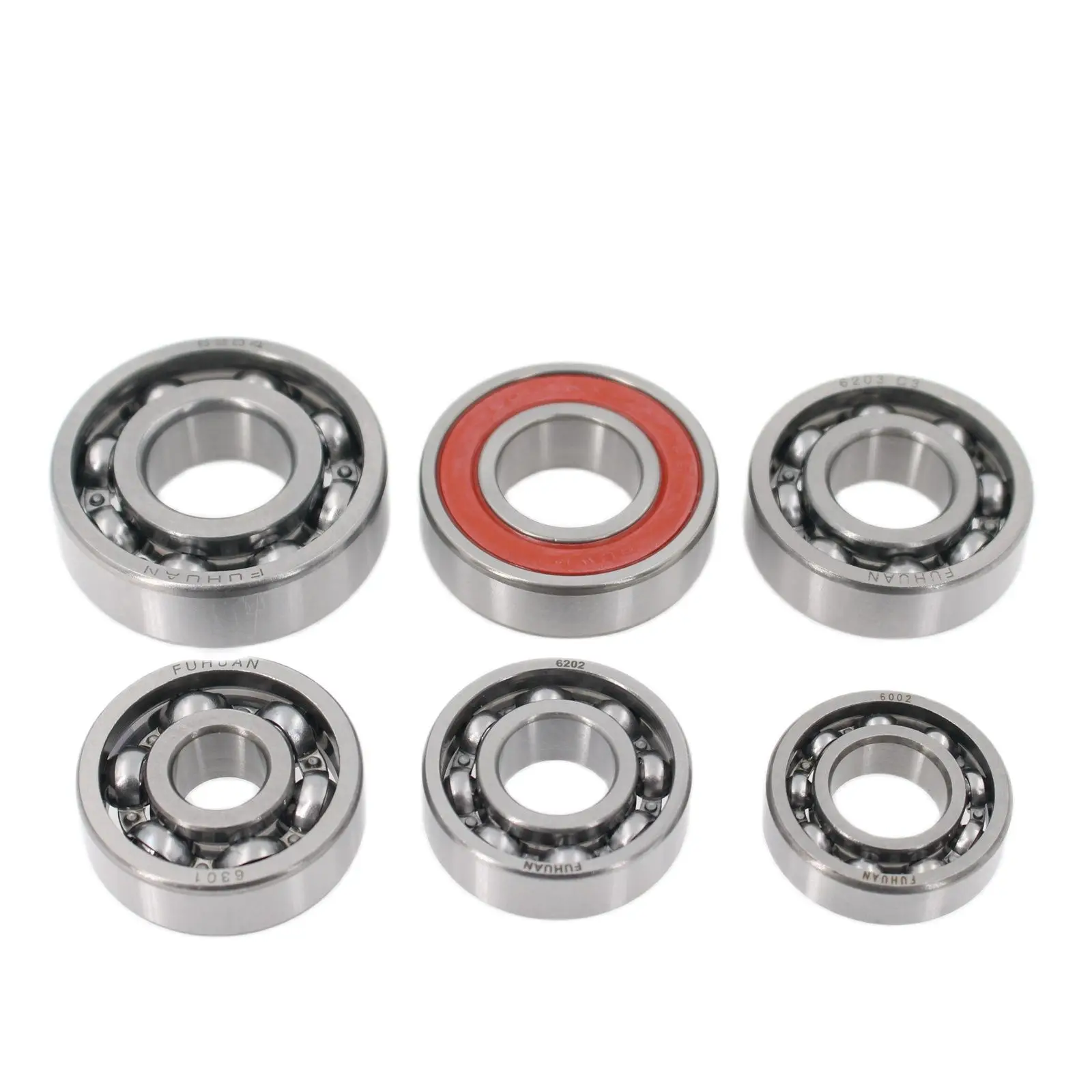 WILEBO Transmission Gearbox Bearing Kit  for GY6 125cc 150cc 152QMI 157QMJ 4-Stroke Scooter Moped ATV