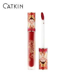 CATKIN Liquid Lipstick Lip Gloss Lightness Pretty Semimatte Waterproof Long Lasting Satin Nourish Moisturizing Smooth Soft