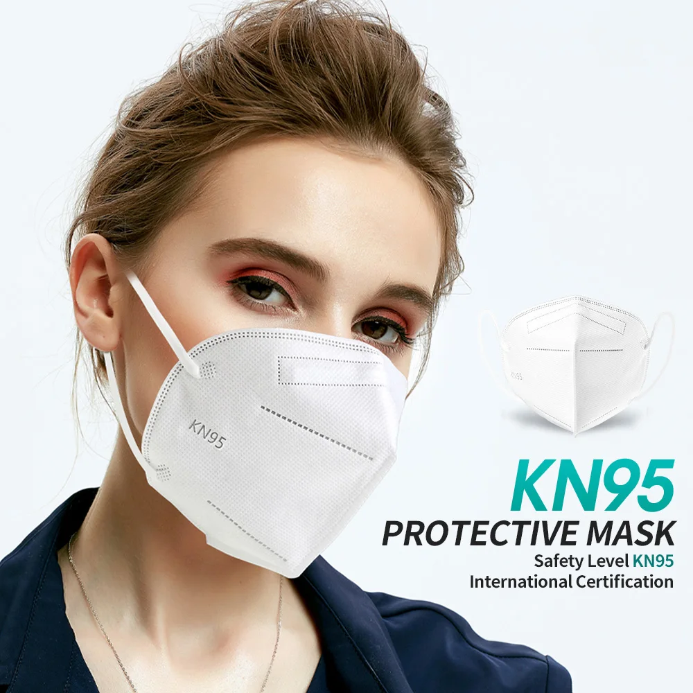 KN95 Macarillas Reusable FFP2หน้ากากสีฝุ่นหน้ากากป้องกันFFP2 Homologated KN95Mask Mascarillas FFP2Reutilizable