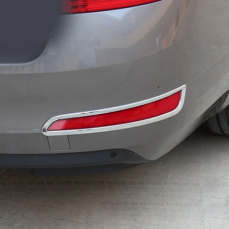Vtear For Skoda Octavia A7 rear foglights cover body Exterior Chromium decoration car-styling accessory products part 15-17