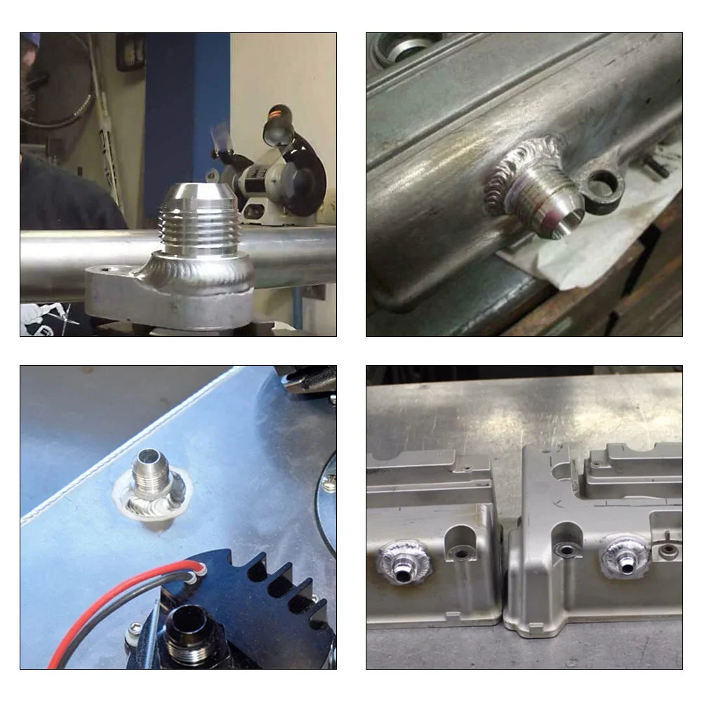 1 قطعة AN6 AN8 AN10 AN12 AN16 AN20 ذكر البليت الفولاذ المقاوم للصدأ مستقيم ذكر لحام المناسب محول لحام بونغ النيتروز وصلة لتركيب خرطوم