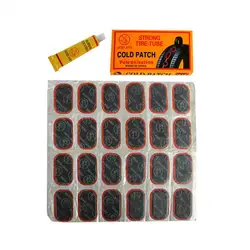 1 Set Cycling Rubber Inner Tire Patches Glue Strong Sticky Tire Patch Repair Tool for MTB Bike Accessories