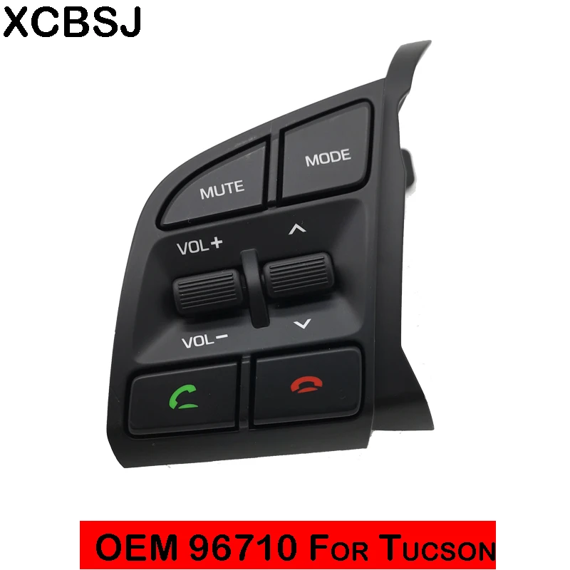 Steering Wheel Remote Control Switch Left for Hyundai Tucson 2016+ TL Bluetooth Button Music Switch 96710D35004X 96710-D3500