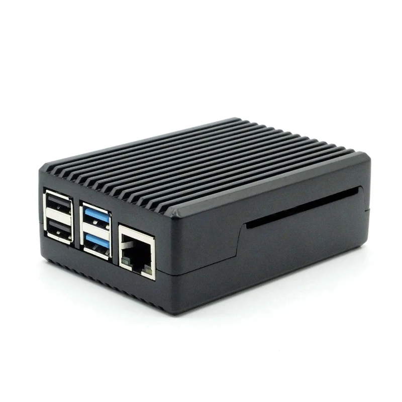 Imagem -03 - Raspberry pi 2gb 4gb Ram com Estojo Abs Fonte de Alimentação Dissipador de Calor de Alumínio Mais Cabo Hdmi-compatível para Raspberry pi Modelo b pi 4b