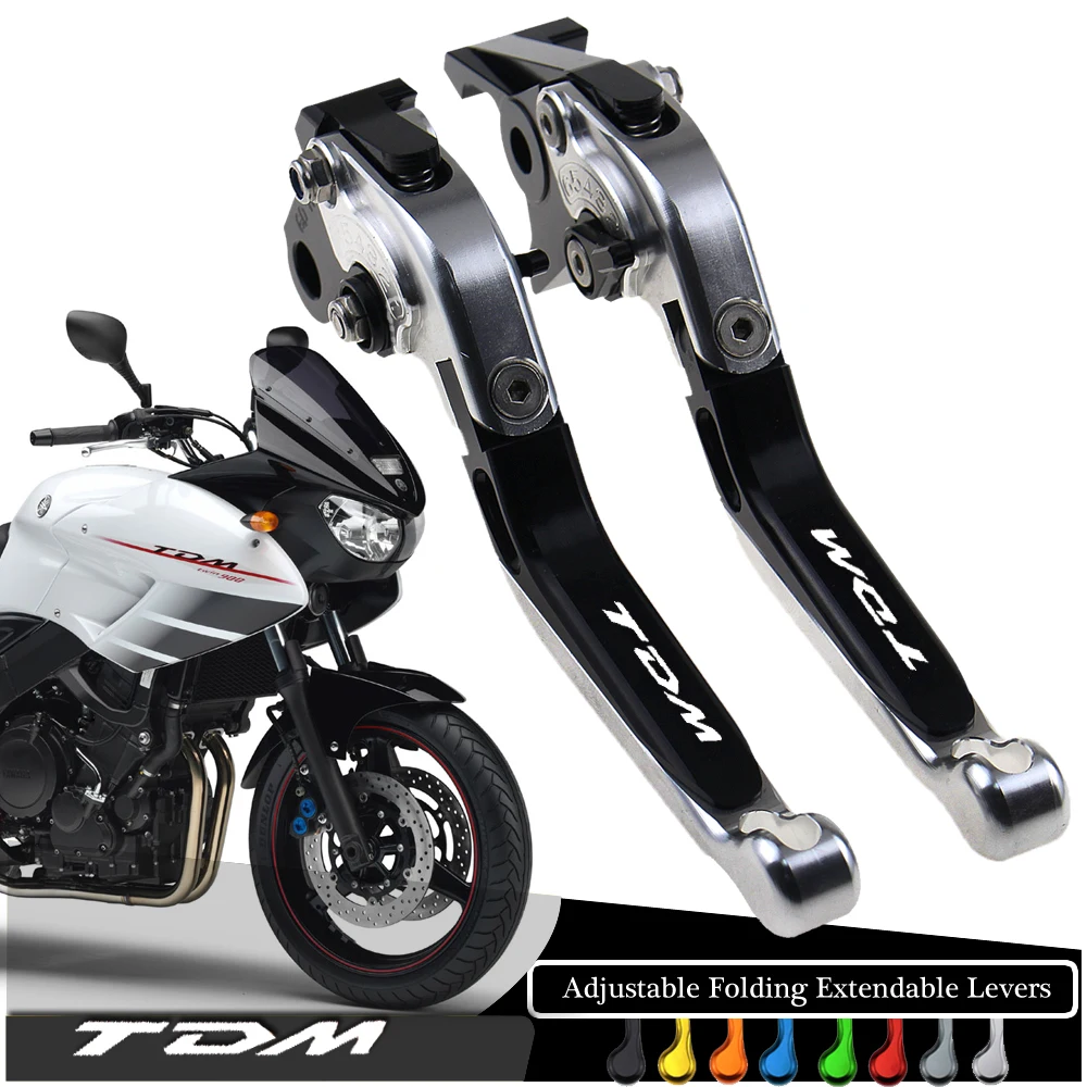 

For YAMAHA TDM 900 TDM900 2002 2003 2004 Motorcycle Accessories CNC Billet Aluminum Folding Extendable Brake Clutch Levers