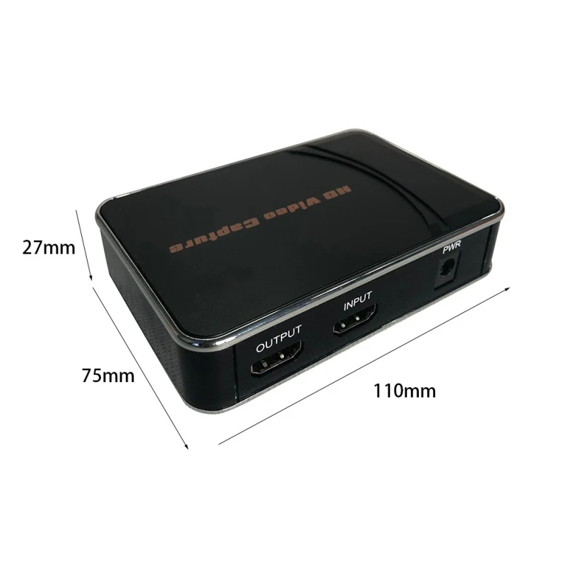 EZCAP 280HB HD Video Capture Capture 1080P Video HDMI INPUT/OUTPUT For Blue Ray Tv Box Computer,Game Box Etc With Mic Microphone