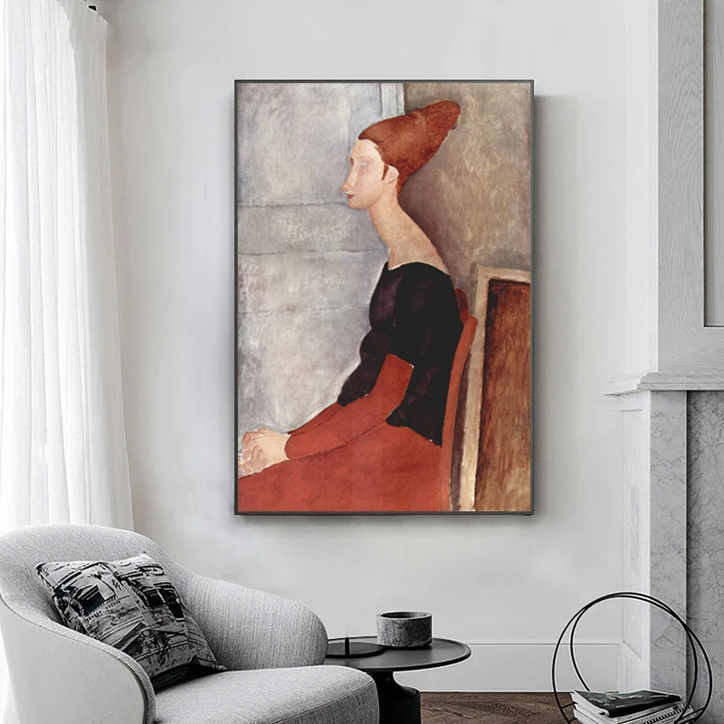 Abstract Amedeo Modigliani Canvas Paintings Modern Posters and Prints Wall Art Pictures for Living Room Wall Decoration Cuadros