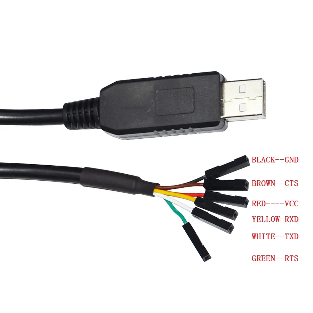 INDUSTRIAL FTDI FT232RL USB UART TTL 5V 3V3 TO 6PIN 0.1\