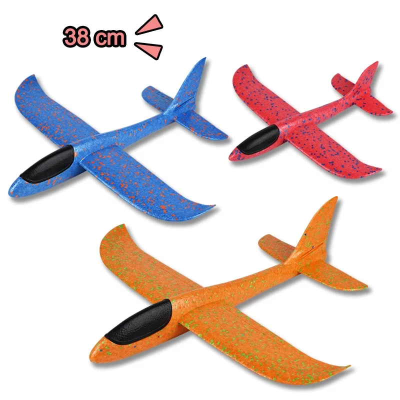 

48 CM Hand Throw Airplane EPP Foam Launch fly Glider Planes Model Aircraft Outdoor Fun Toys for Children Party Game