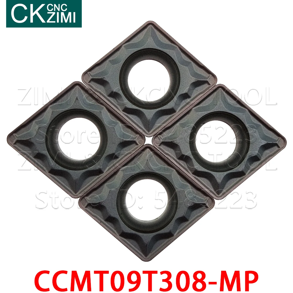 Ferramentas de torneamento externo, ferramentas de torneamento cnc de metal, inserções de metal, CCMT09T308-MP ws7125, hs7125, ccmt, aço inoxidável