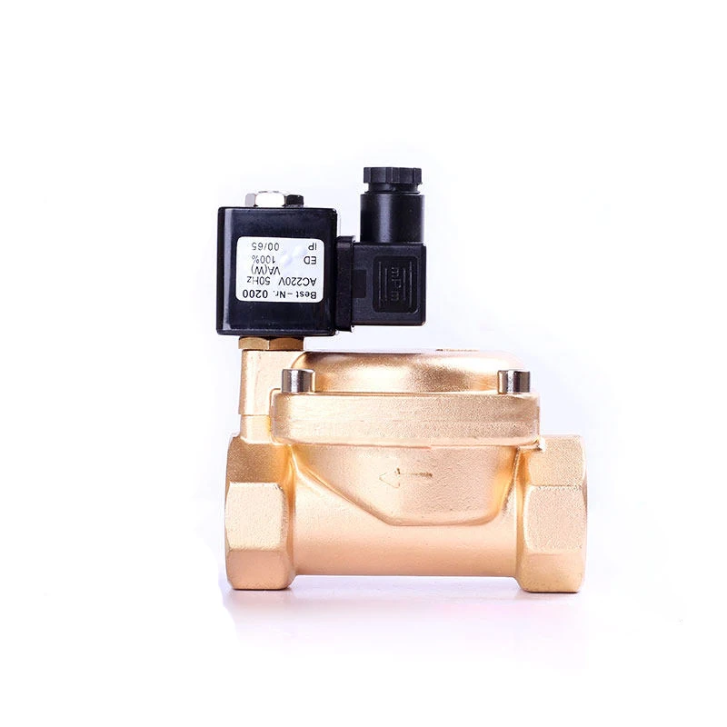 

1-1/4" High Pressure Normally Closed Brass Solenoid Valve 0927 1.6Mpa Pilot Operated Solenoid Valve 220V 24V 12V