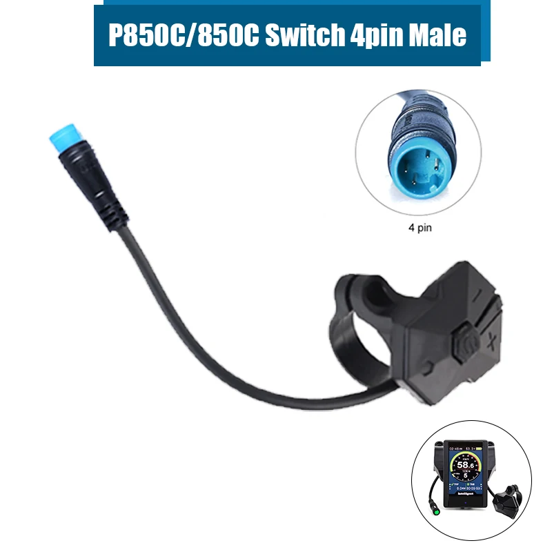 P850C 850C 860C Controller Schalter Taste Ersatz 4PIN Männlich Weiblich Verlängerung Kabel 56cm Für Bafang Mitte Antrieb Hub Motor kits